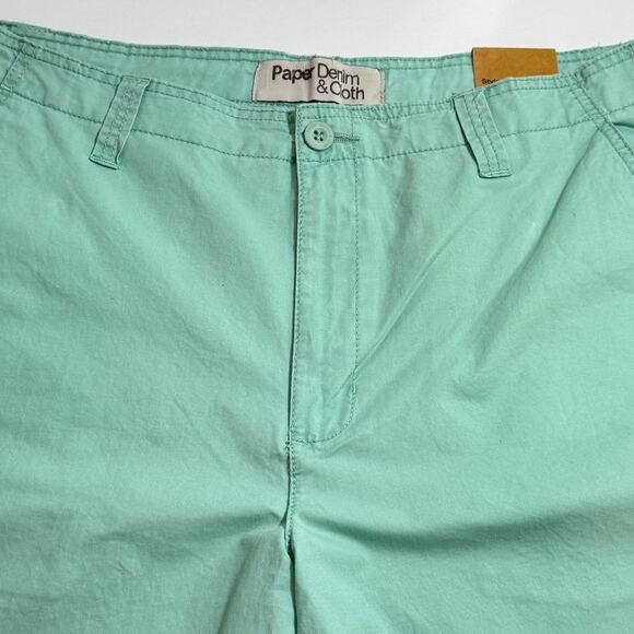 Paper Denim & Cloth Mint Green Preppy Shorts Size 34 - Picture 4 of 6
